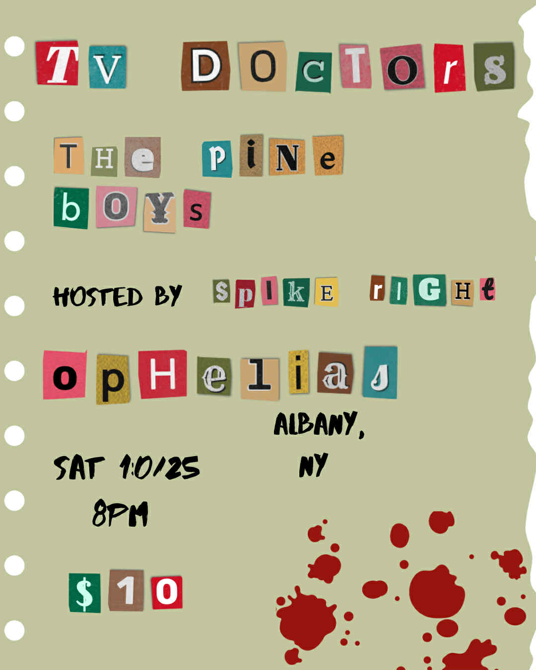 TV Doctors, The Pine Boys, hosted by Spike Right